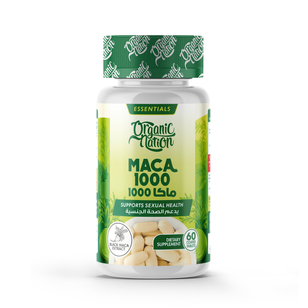 ORGANIC NATION MACA 1000 60 TAB