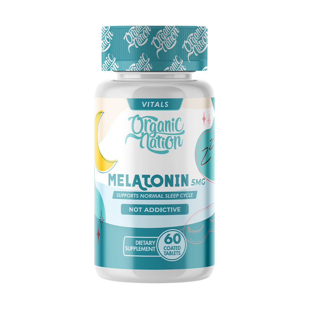 ORGANIC NATION MELATONIN 5 MG 60 TAB