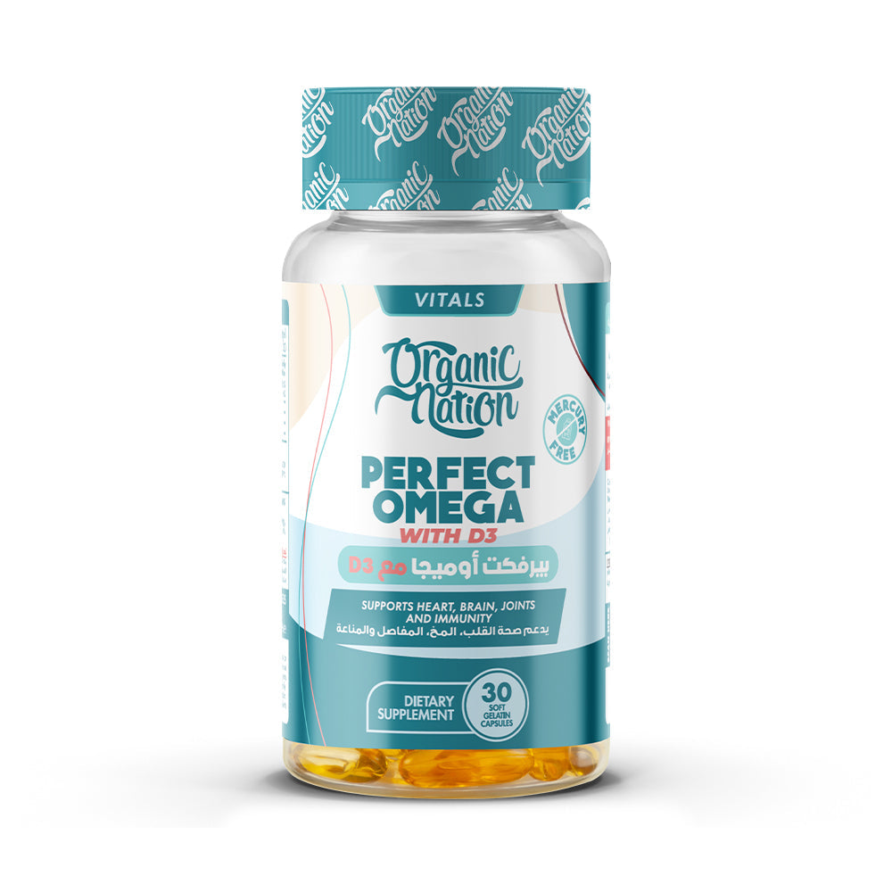 ORGANIC NATION PERFECT OMEGA 30 CAP