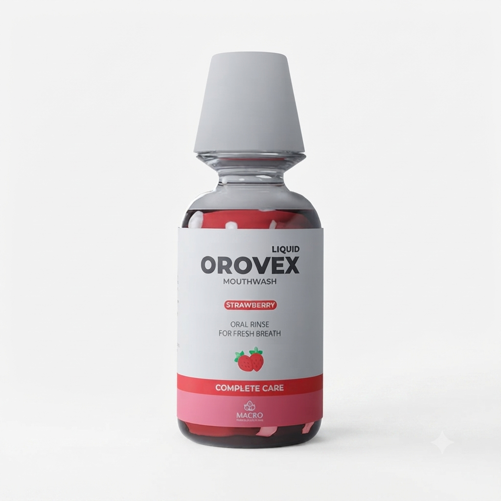 OROVEX MOUTHWASH STRAWBERRY 250 ML