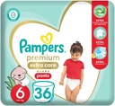 PAMPERS PREMIUM CARE NO.6 PANTS 36 PCS
