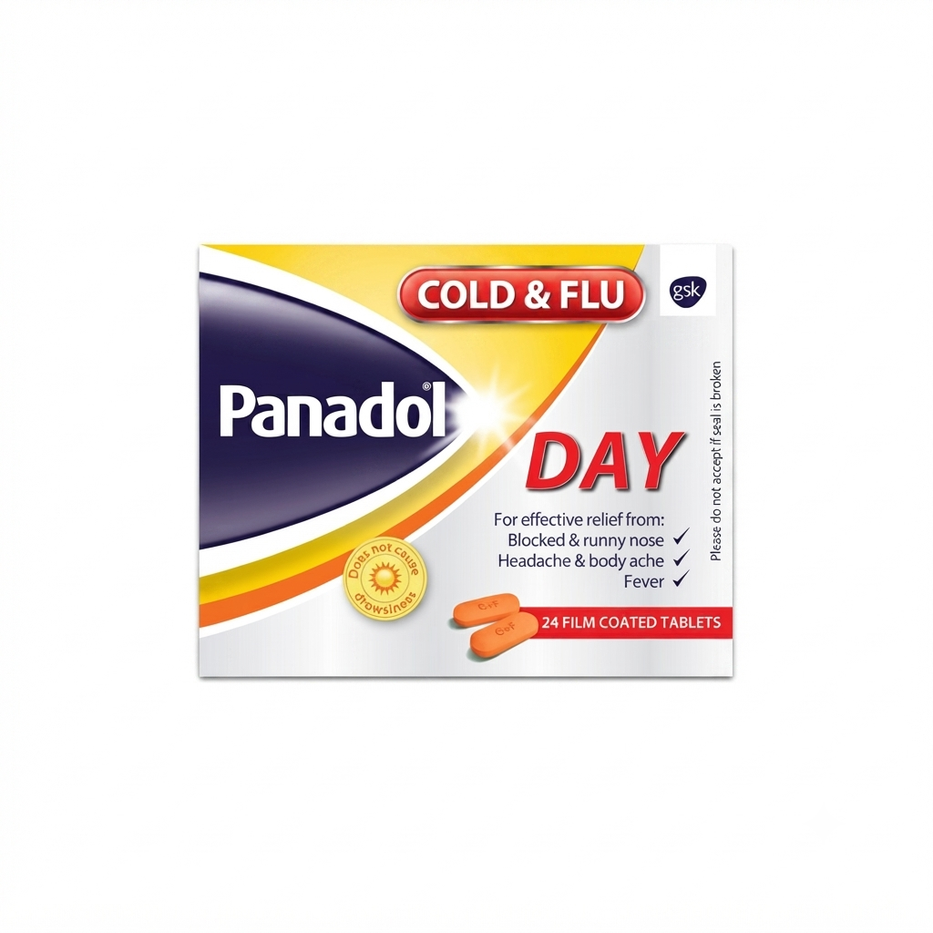 Panadol Cold & Flu Day 24 Film Coated Tablets