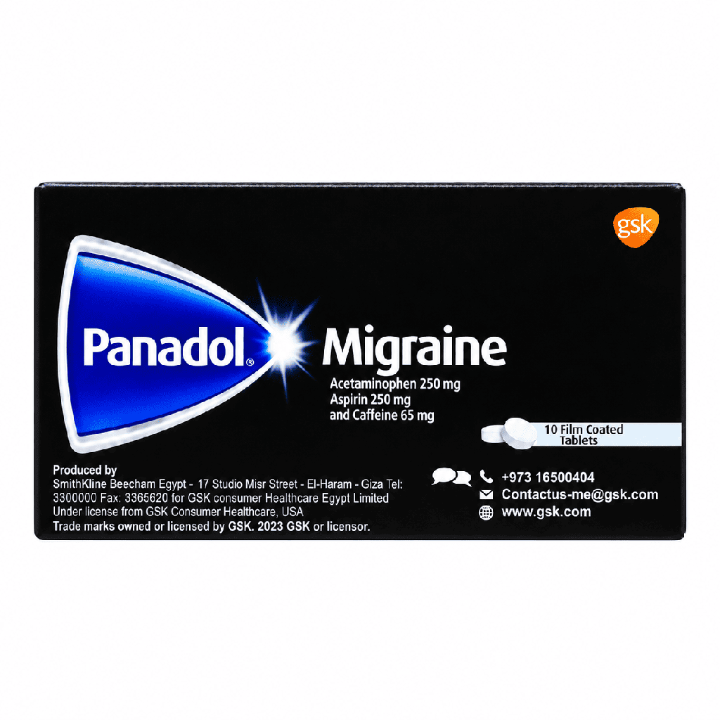 Panadol Migraine 30 Film Coated Tablets