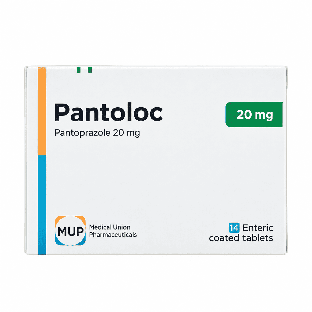 Pantoloc 20 mg 14 Tablets