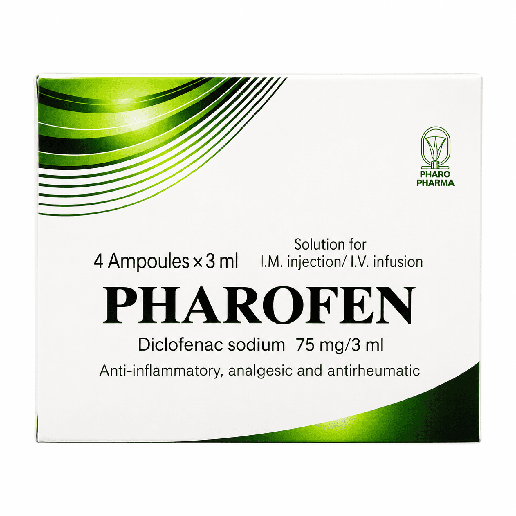 Pharofen 75 mg 4 Ampoules × 3 ml