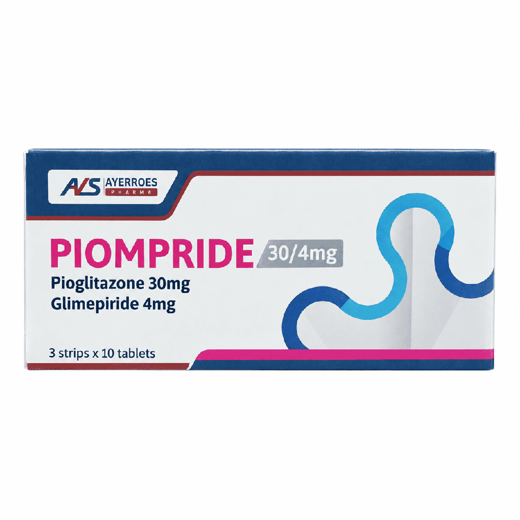 Piompride 30 mg/4 mg 30 Tablets