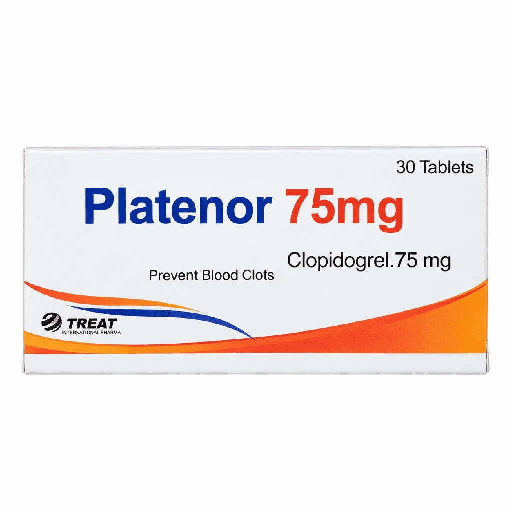 Platenor 75 mg 30 Tablets