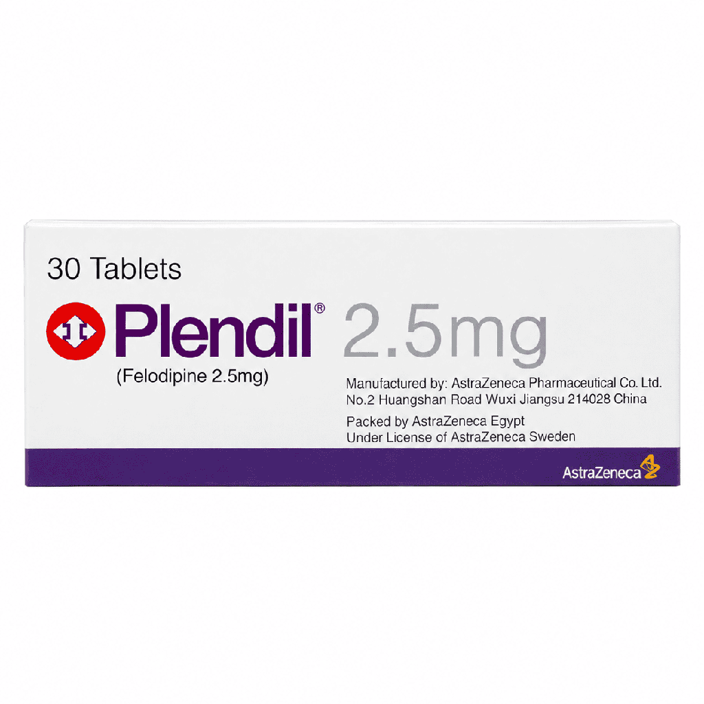 Plendil 2.5 mg 30 Tablets