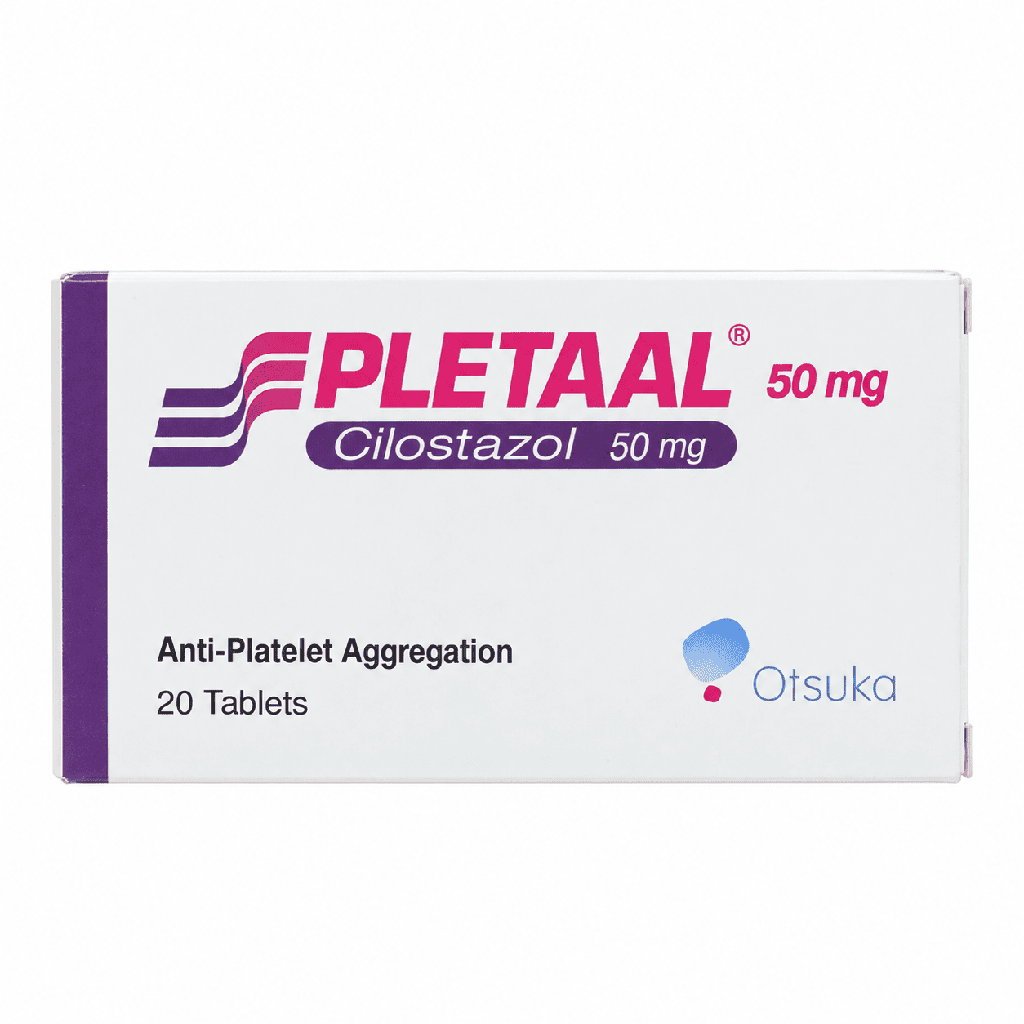 Pletaal 50 mg 20 Tablets