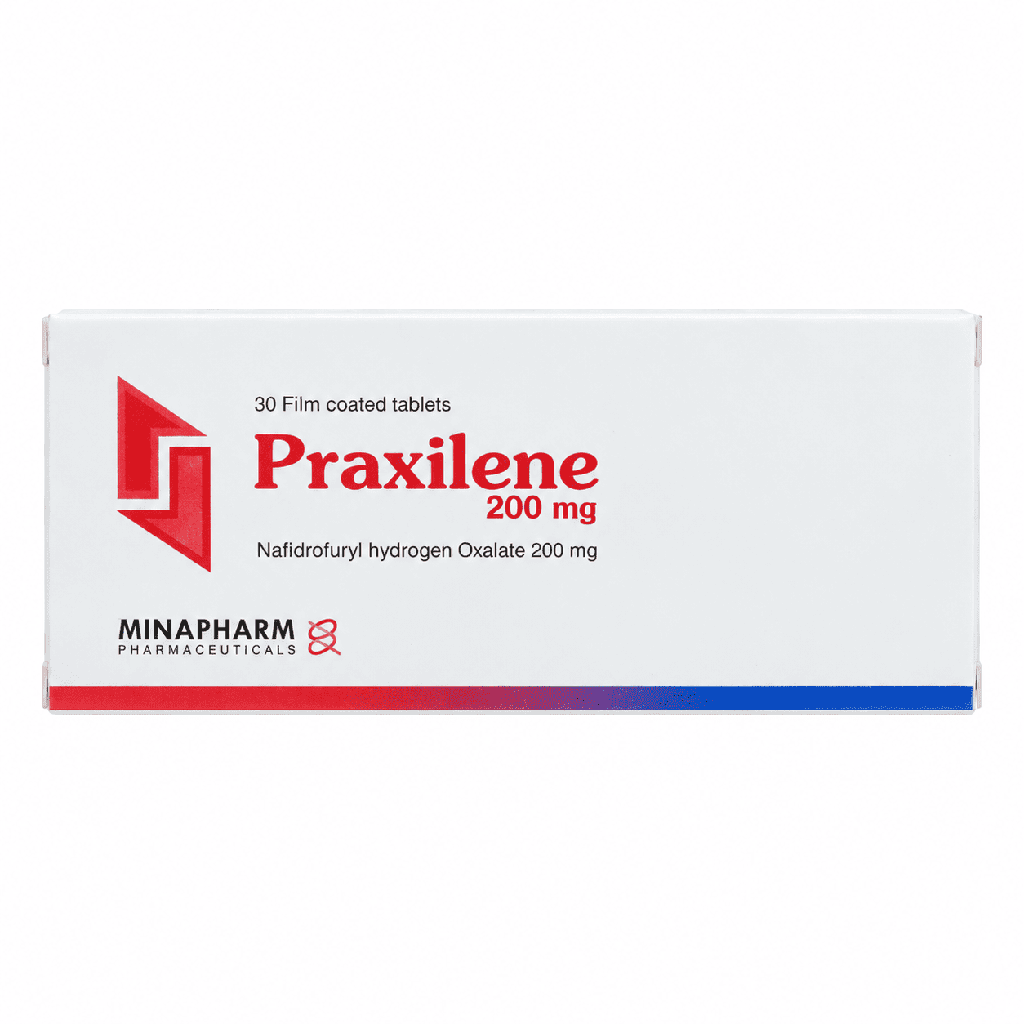 Praxilene 200 mg 30 Film Coated Tablets