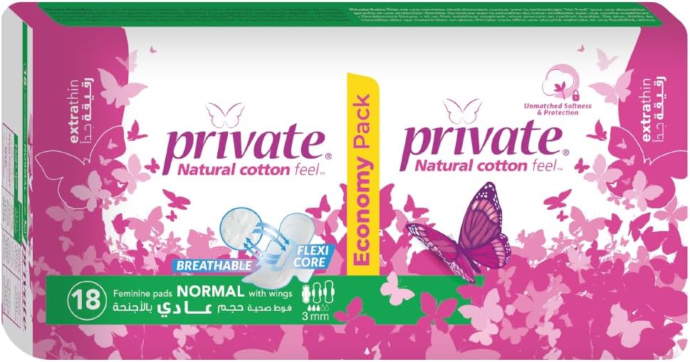 PRIVATE EXTRA THIN NORMAL 18 PADS