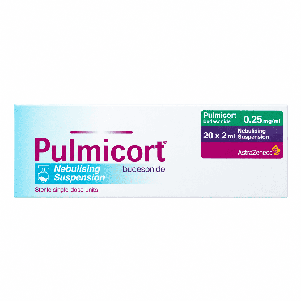 Pulmicort Nebulizing Suspension 0.25 mg/ml 20 Ampoules × 2 ml
