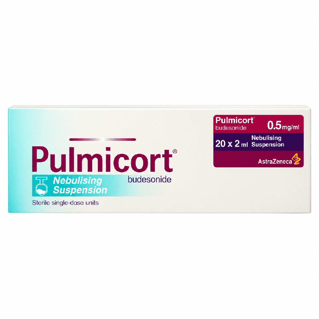 Pulmicort Nebulizing Suspension 0.5 mg/ml 20 Ampoules × 2 ml