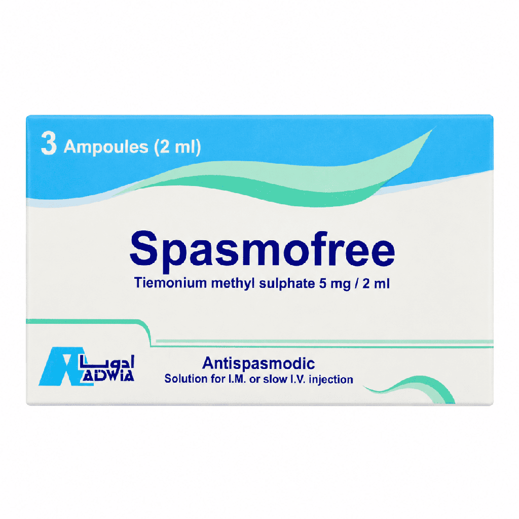 Spasmofree 5 mg/2 ml 3 Ampoules