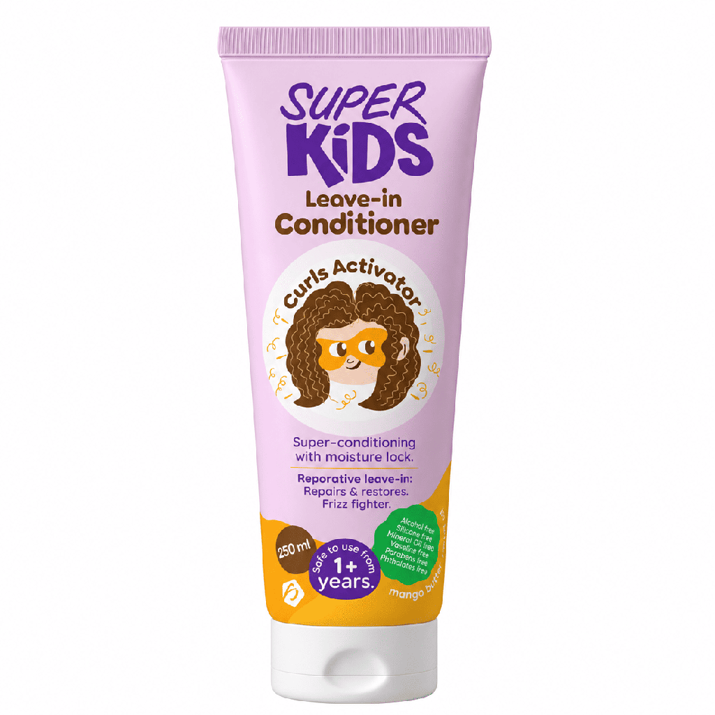 Super Kids Curly Leave In Conditioner 250 Ml