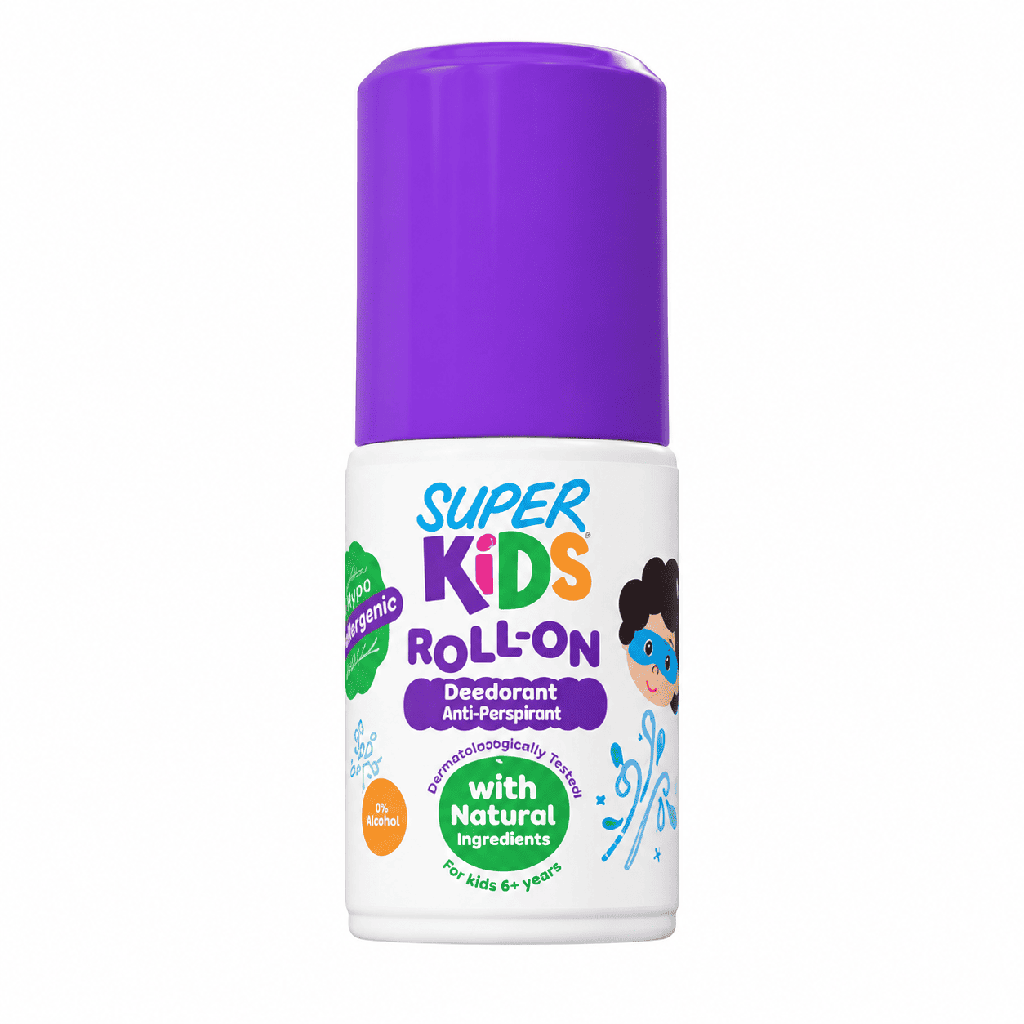 Super Kids Deodorant Roll On With Natural 30 Ml