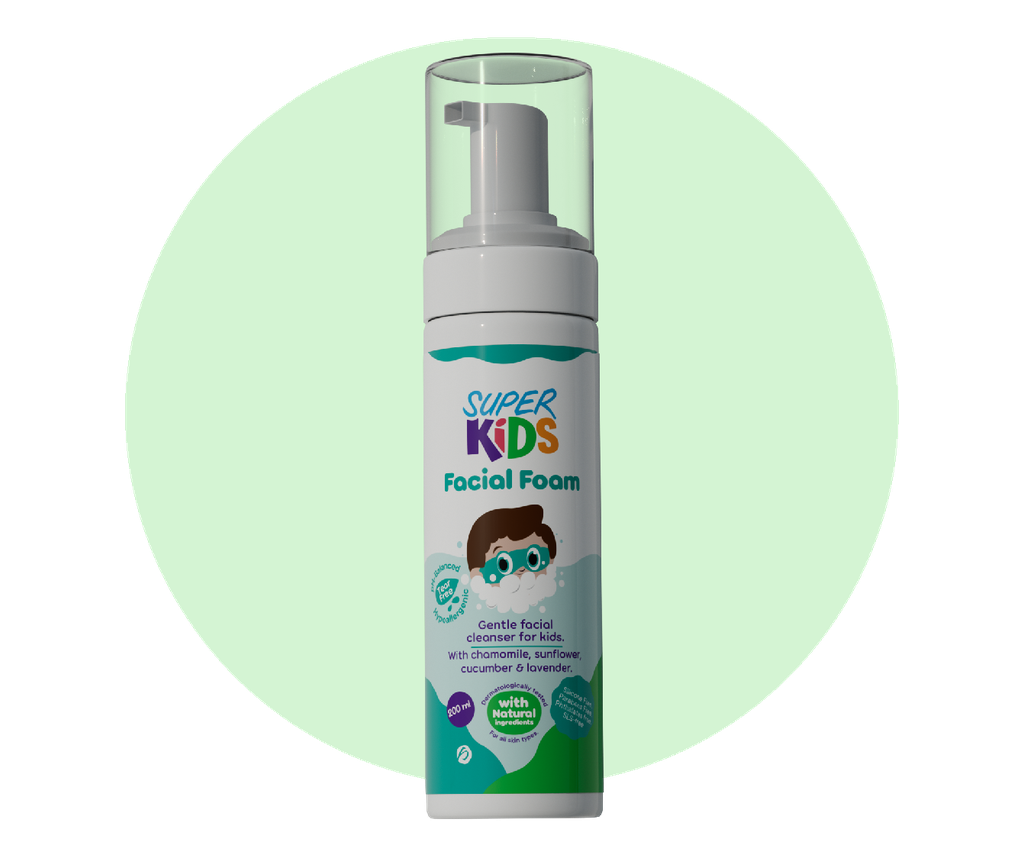 SUPER KIDS FACIAL FOAM 200ML