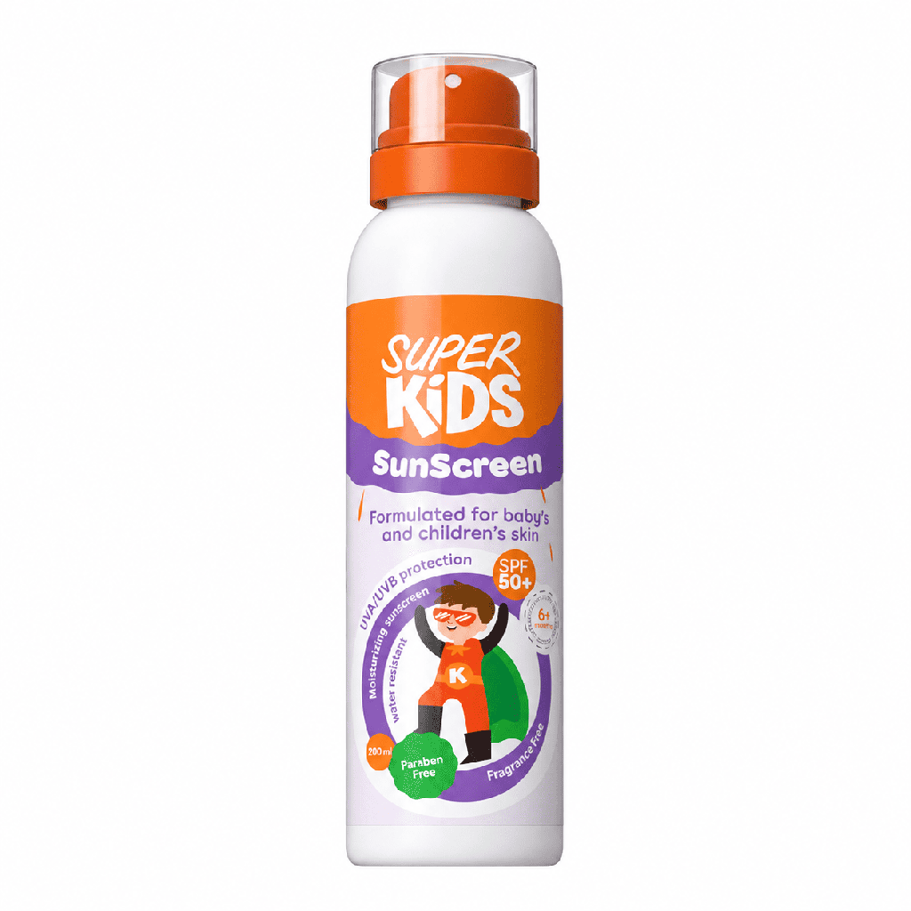 لوشن واقي شمس للأطفال (Super Kids) بعامل حماية SPF50+، سعة 200 مل
