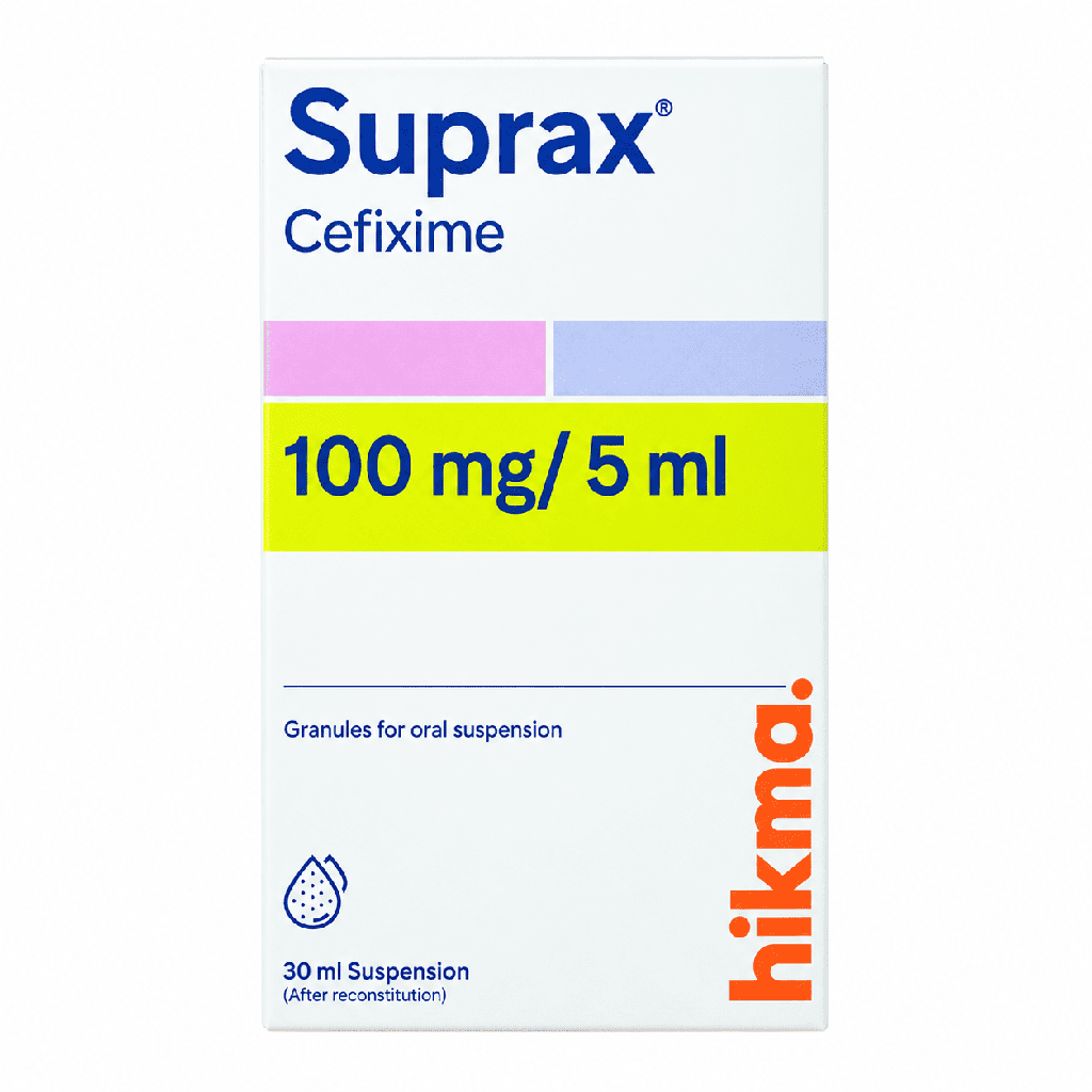 Suprax 100 mg / 5 ml Granules For Oral Suspension 30 ml