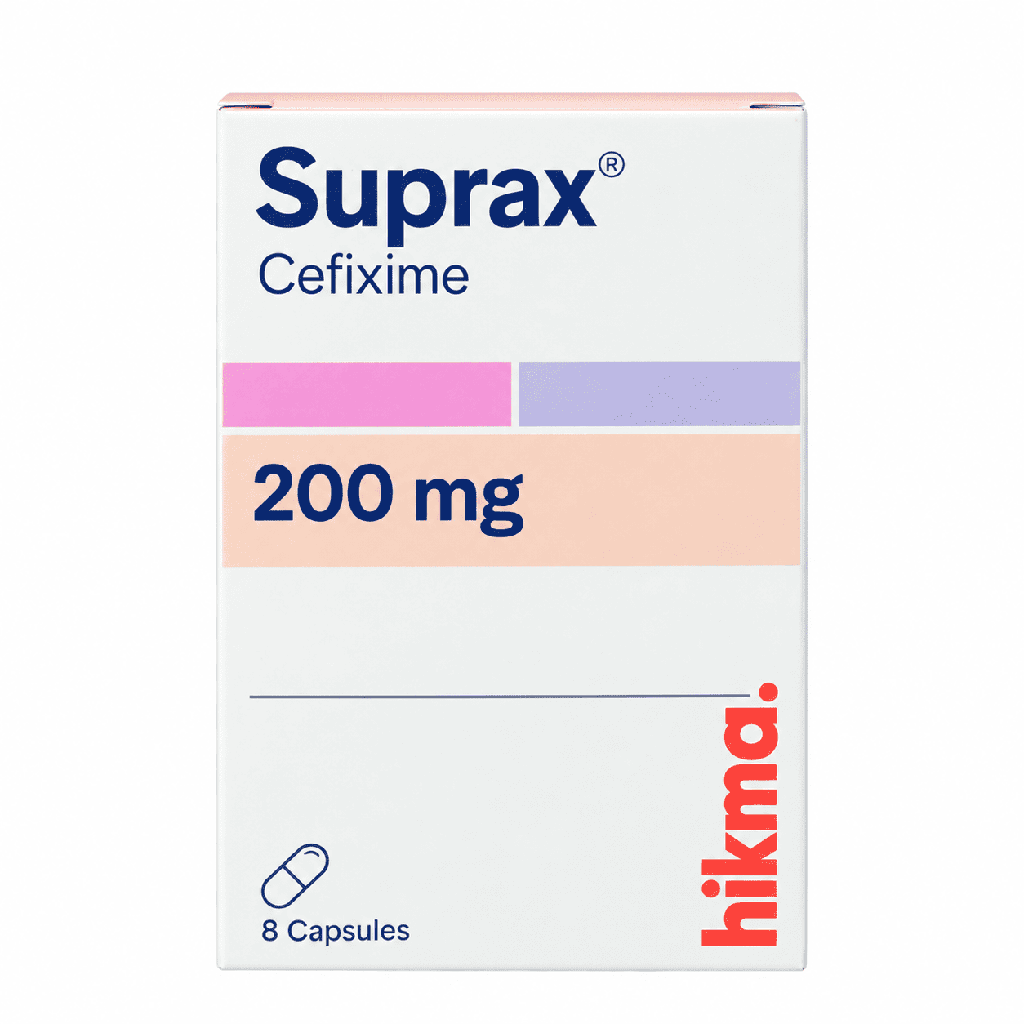 Suprax 200 mg 8 Capsules