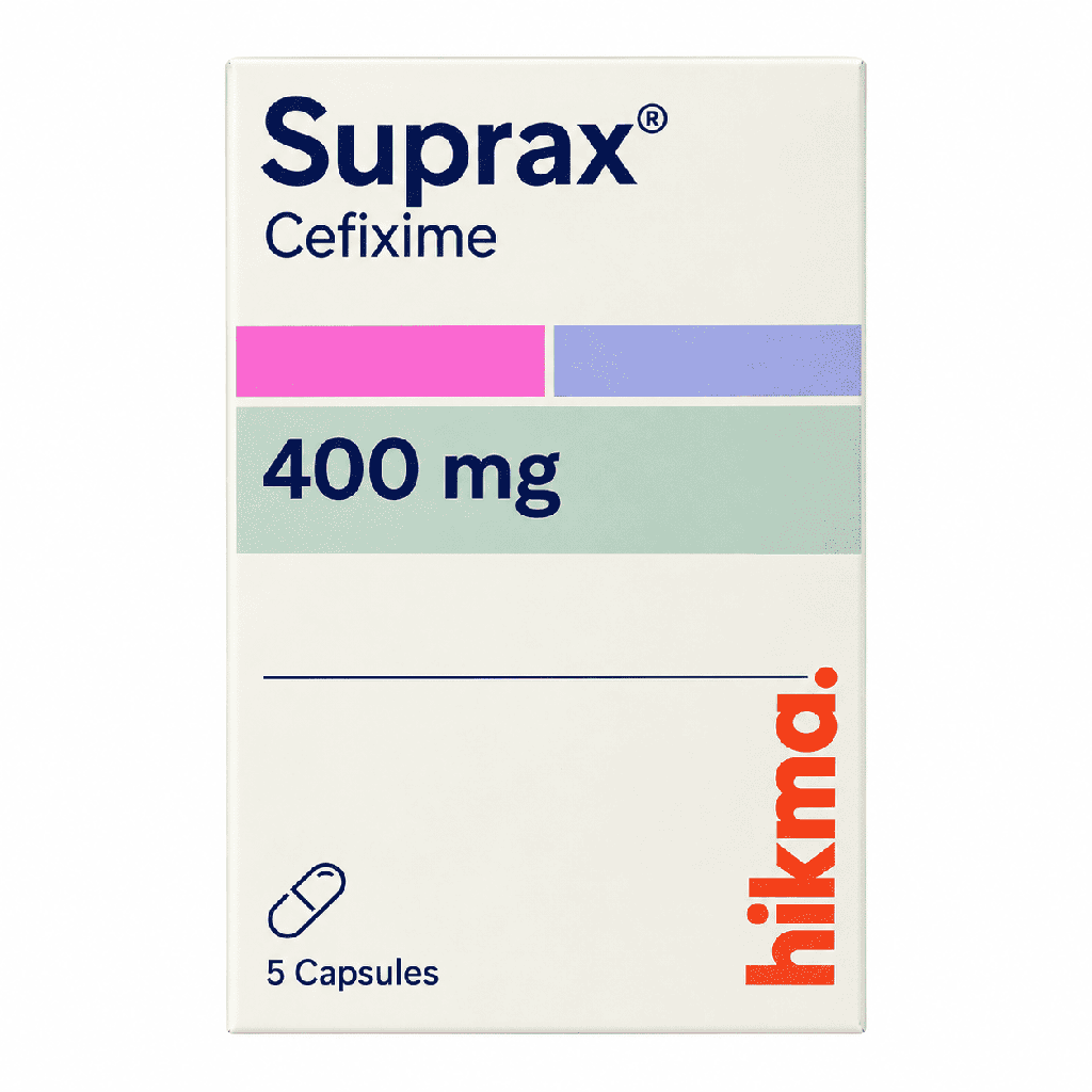 Suprax 400 mg 5 Capsules