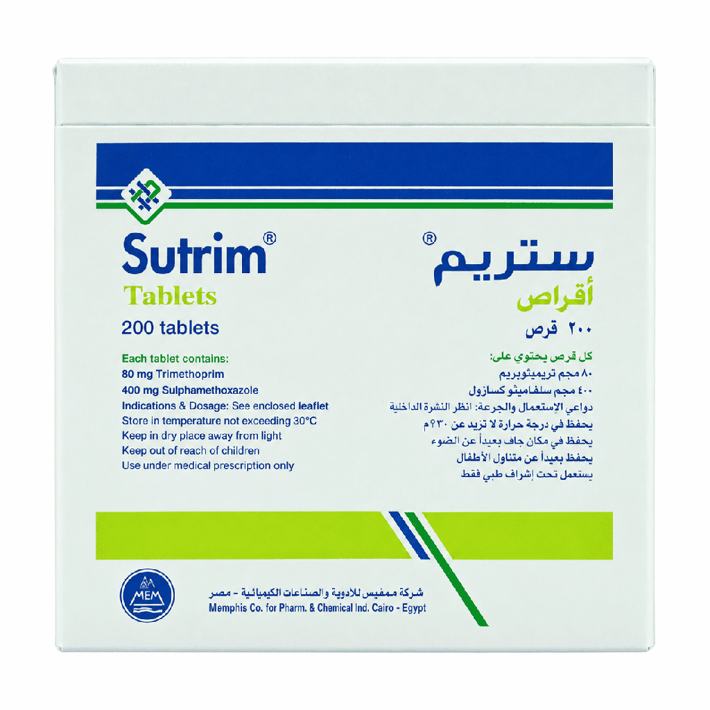 Sutrim 400 mg / 80 mg 200 Tablets