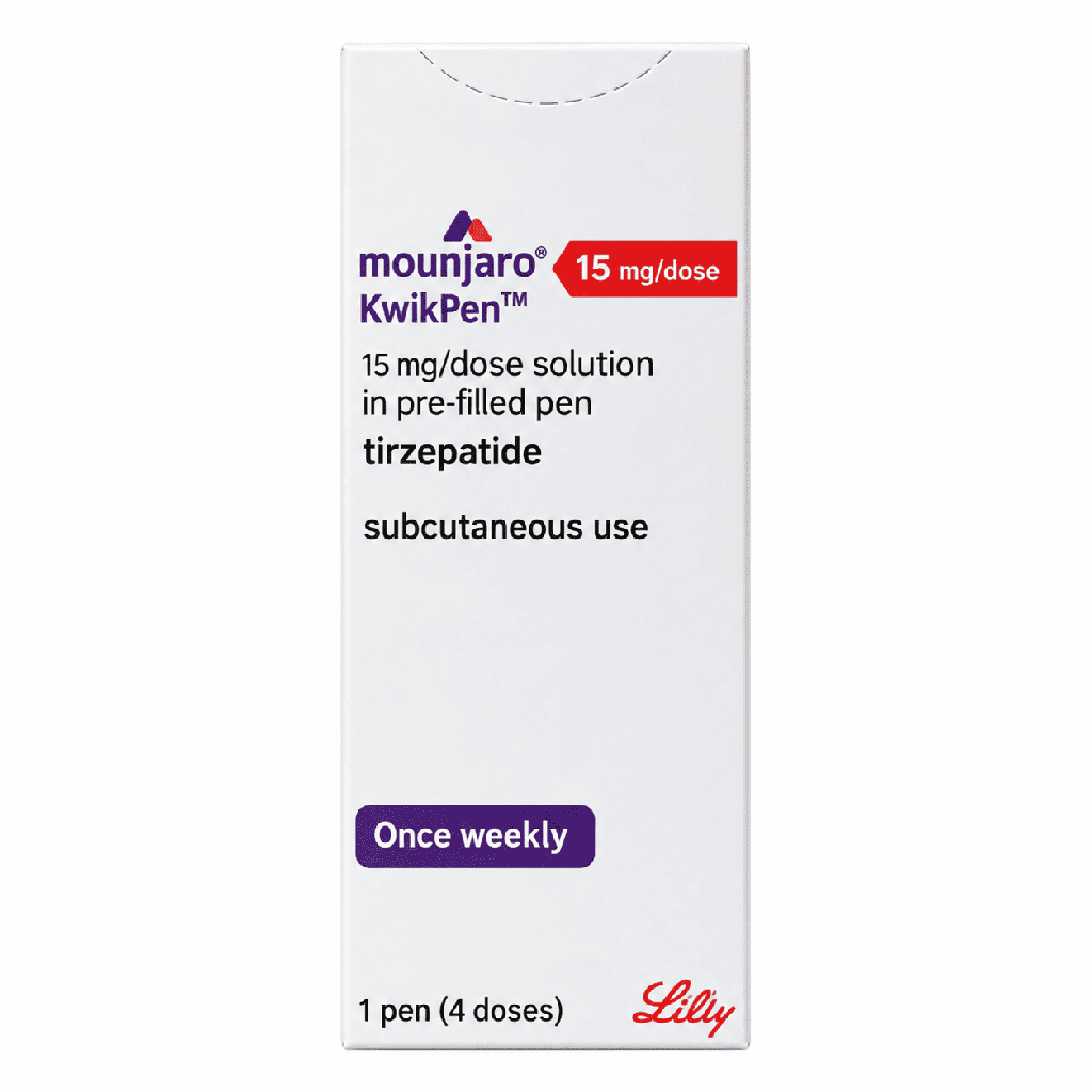 Mounjaro Kwikpen 15 mg Solution For Injection (1 Pen 4 Doses)