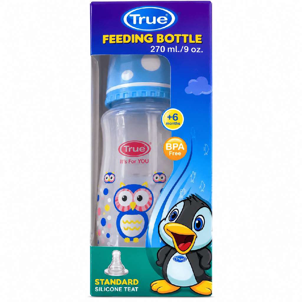 True Feeding Bottle Standed 3m+ 270ml 