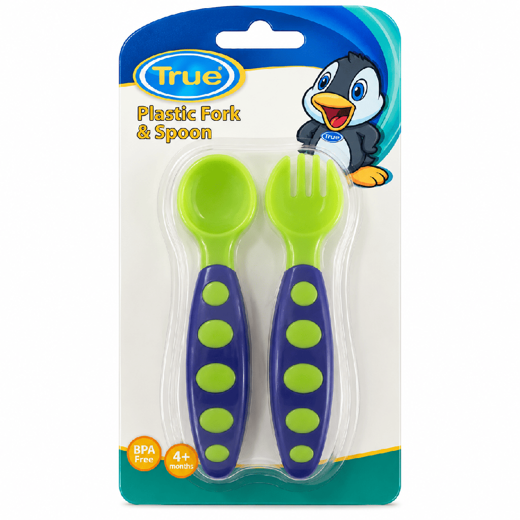 True Plastic Fork & Spoon Set (4+m)