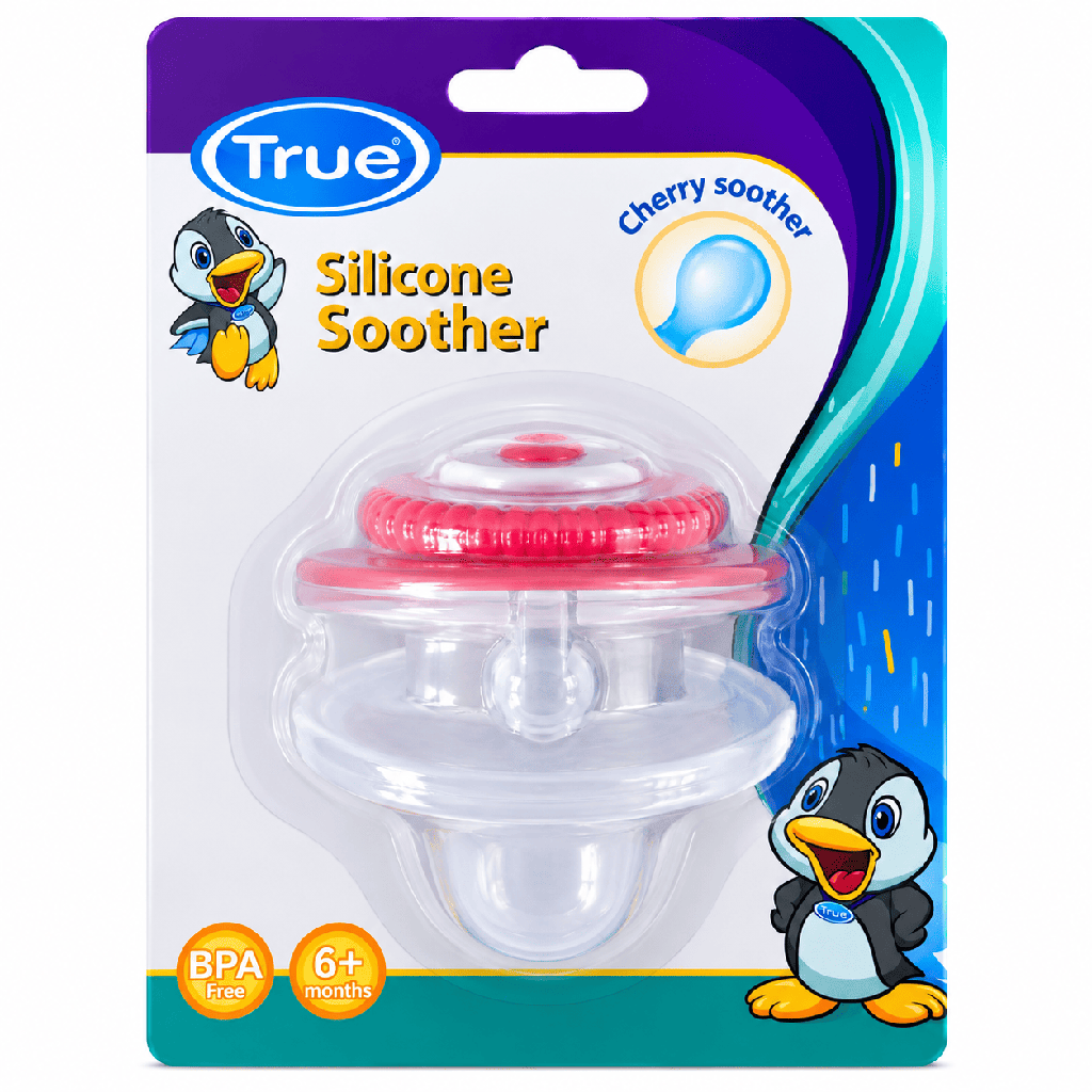 True Silicone Cherry Soother 6+M
