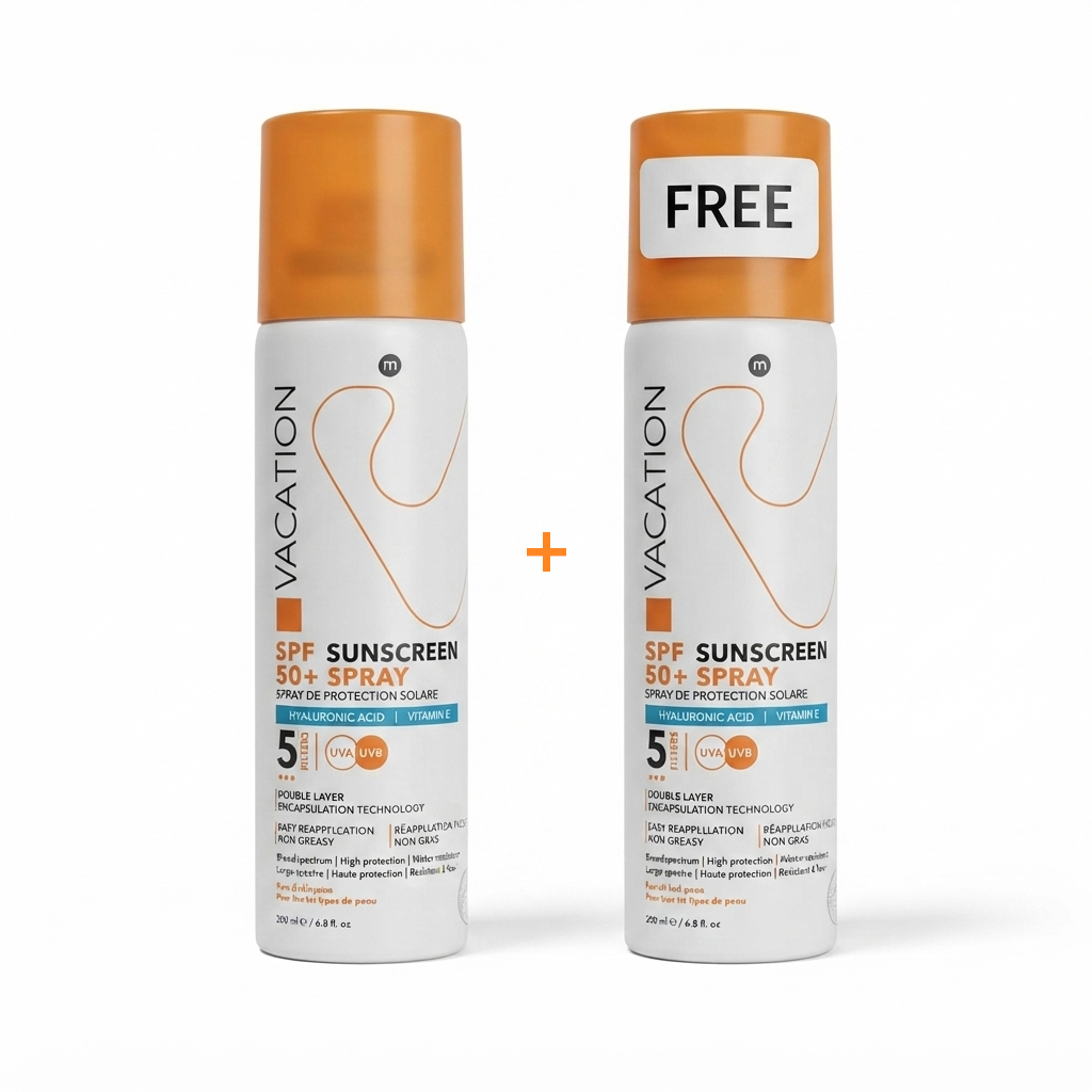 بخاخ لوشن واقي من الشمس بعامل حماية SPF50+، سعة 200 مل (عرض 1+1)