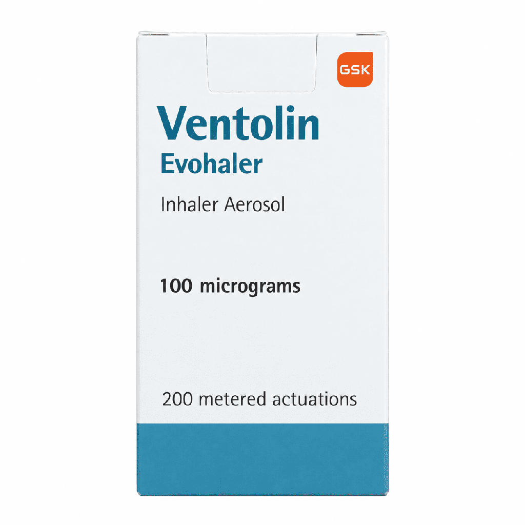 Ventolin Evohaler 100 mcg 200 Dose Inhaler