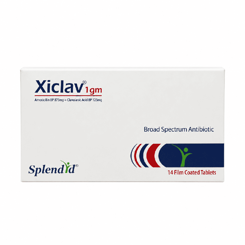 Xiclav 1 gm 14 Film Coated Tablets