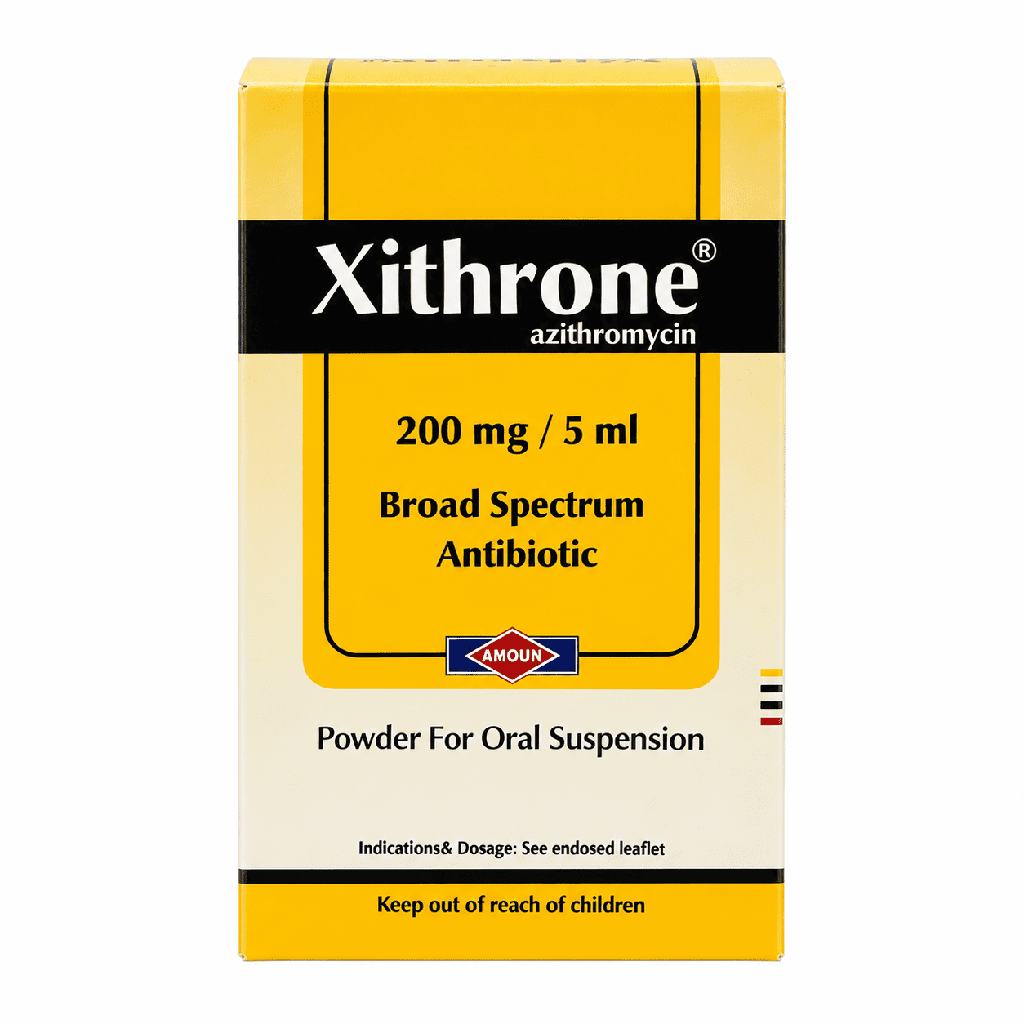 Xithrone 200 mg / 5 ml Suspension 15 ml