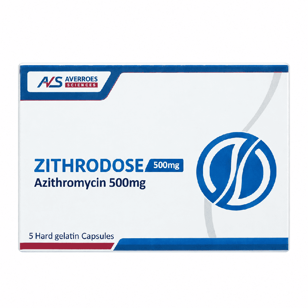 ZithroDose 500 mg 5 Capsules