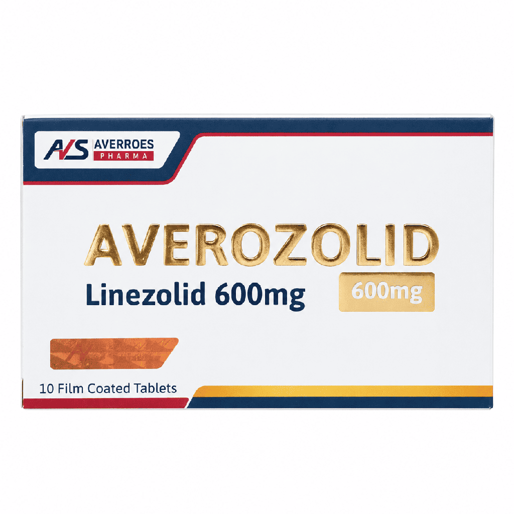 📋 Averozolid 600 mg 10 Film Coated Tablets