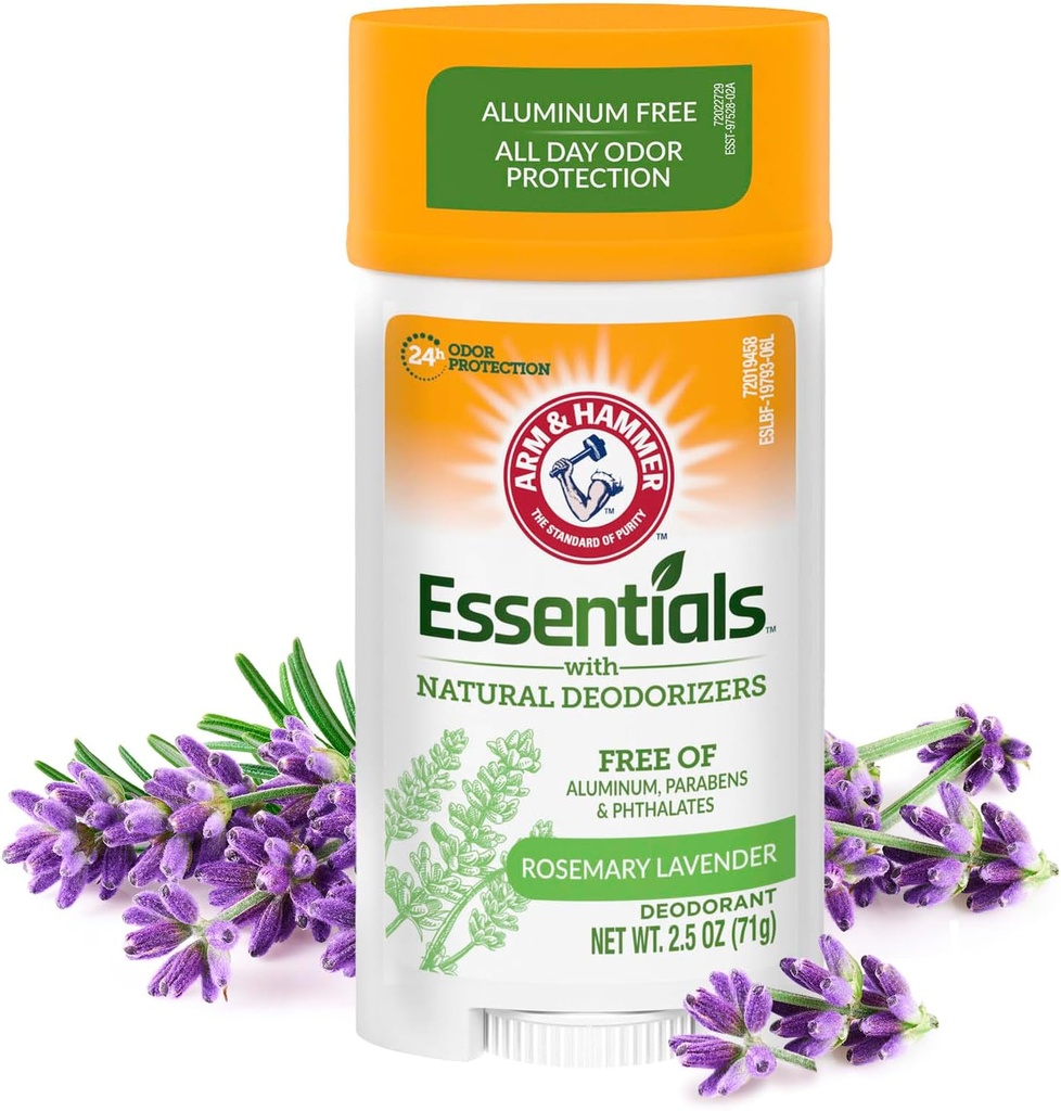 Arm & Hammer Essentials Deodorant Stick Rose-Lavender 71g
