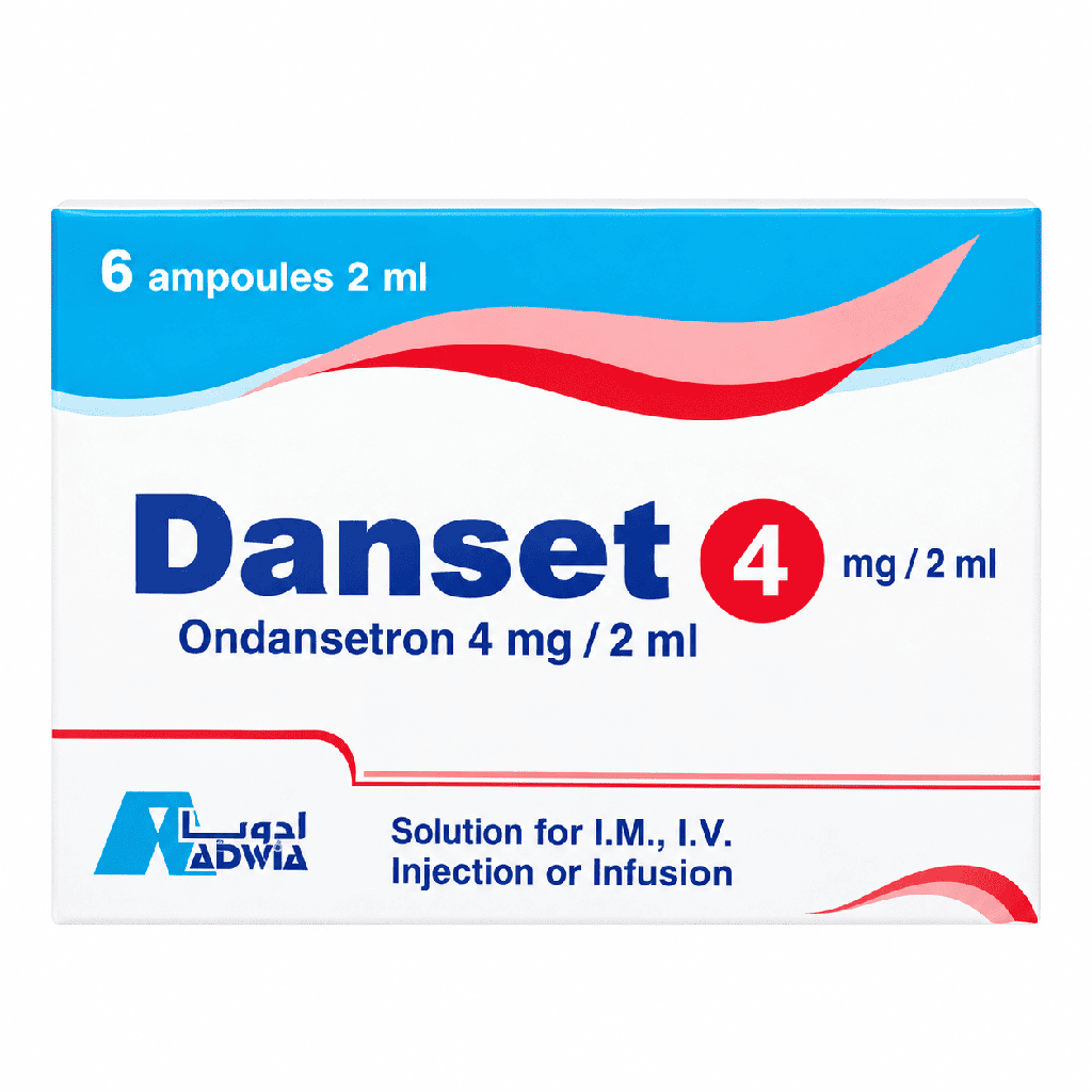 Danset 4 mg 6 Ampoules × 2 ml