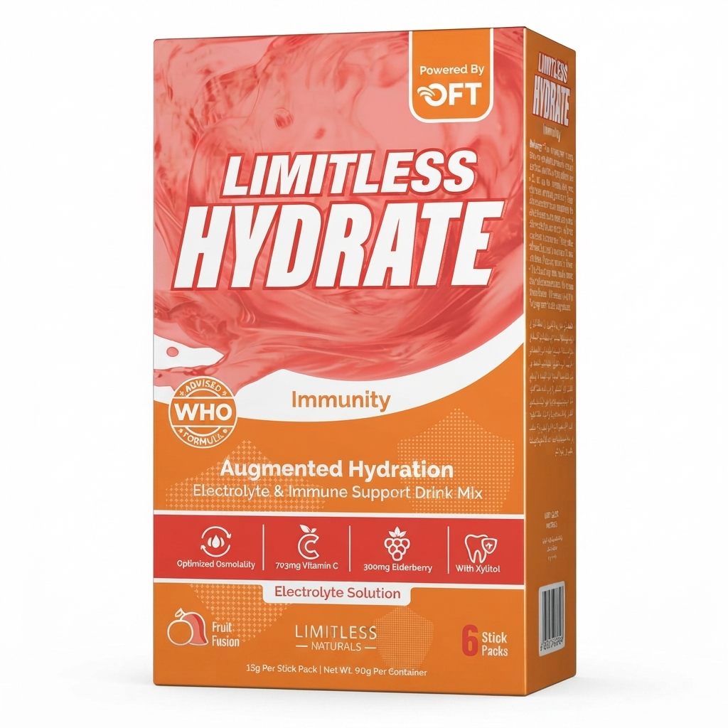 Limitless Hydrate Immunity Fruit Fusion 6 Sachets