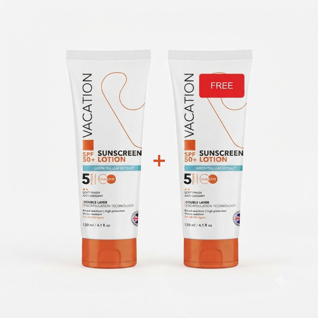 Vacation SPF 50+ Sunscreen Lotion 120 ml (1+1 offer)