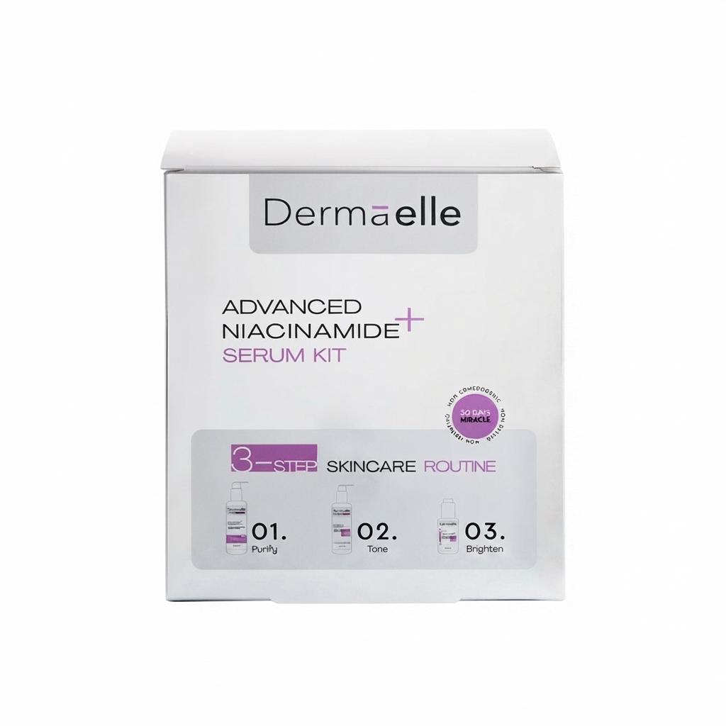 Dermaelle Oil Control & Pore Refining Niacinamide Routine Kit