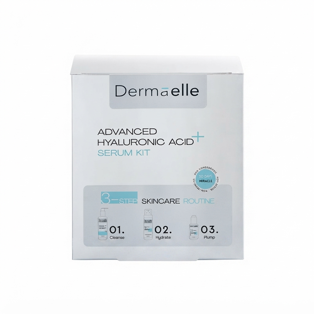 Dermaelle Hydration & Plumping Hyaluronic Acid Routine Kit