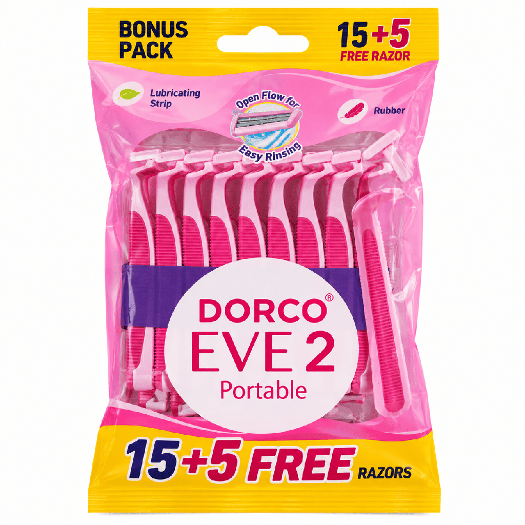 DORCO WOMEN PACE 2 PORTABLE 15+5 FREE