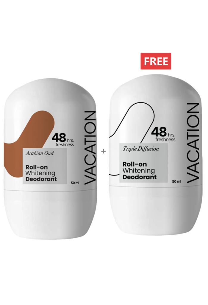 Vacation Roll On Arabian Oud Whitening Deodorant + Triple Diffusion 50 ml (offer)