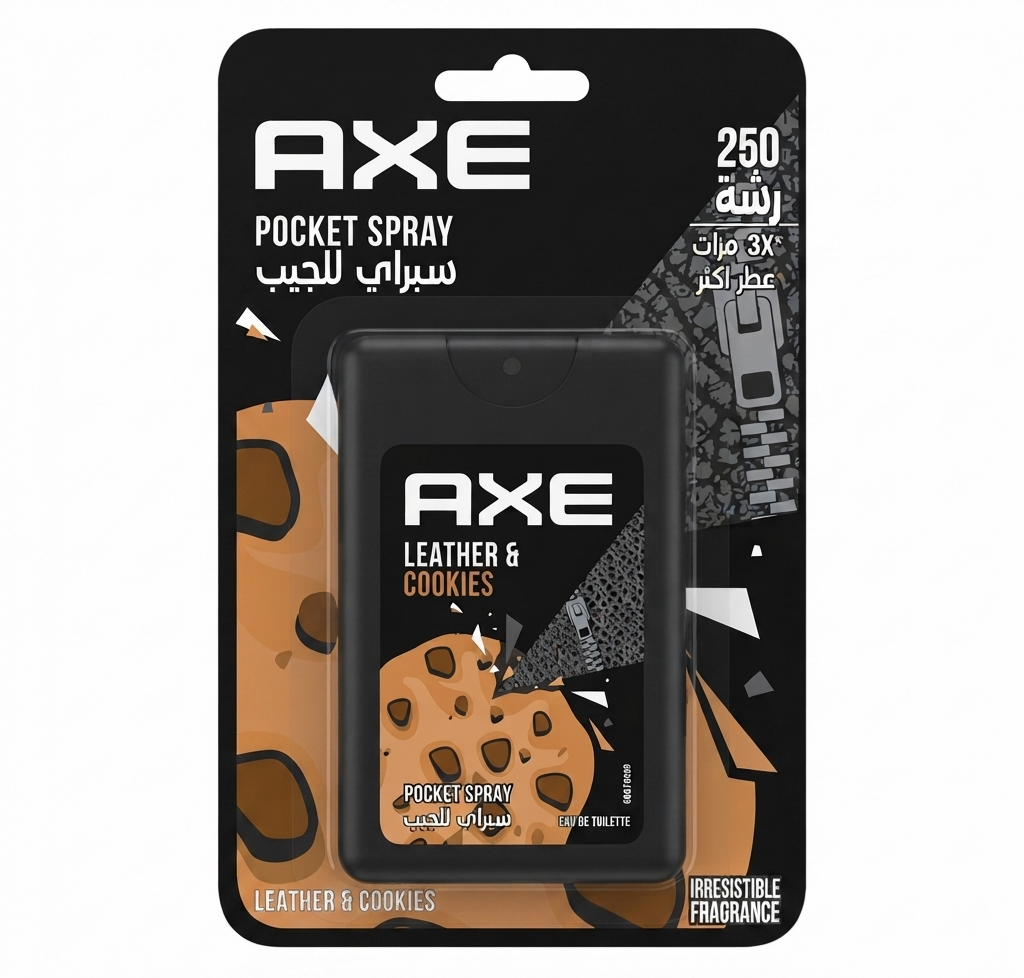 Axe Perfume Spray & Pocket Deodorant Cookies 17ml