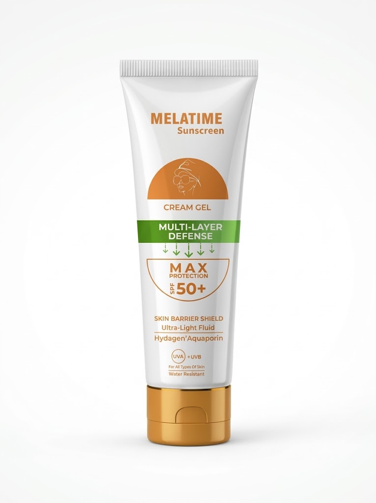 ميلا تايم كريم-جل واقي من الشمس عالي الحماية بمعامل حماية SPF 50+، سعة 60 جم.