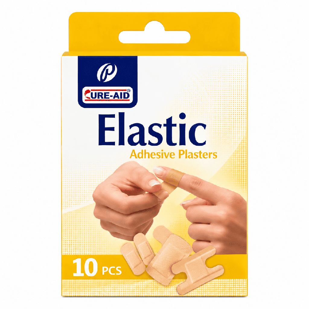 Cure Aid Elastic Adhesive Plaster 10Pcs
