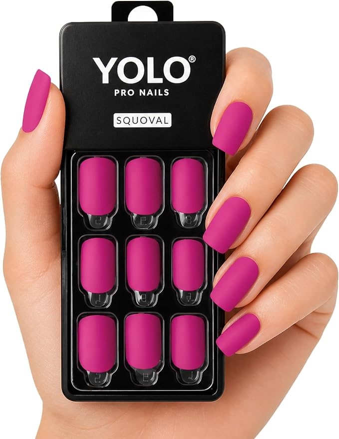 Yolo Squoval Short, Pro Nails SS-116-Bambi