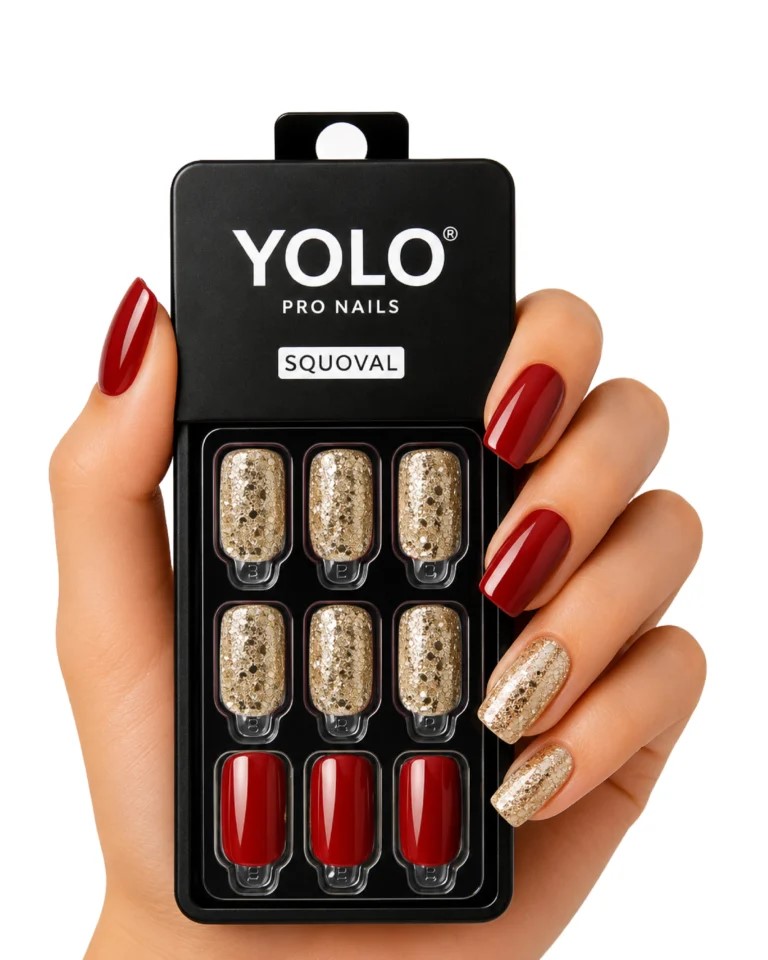 Yolo Squoval Short, Pro Nails SS-102-Lava
