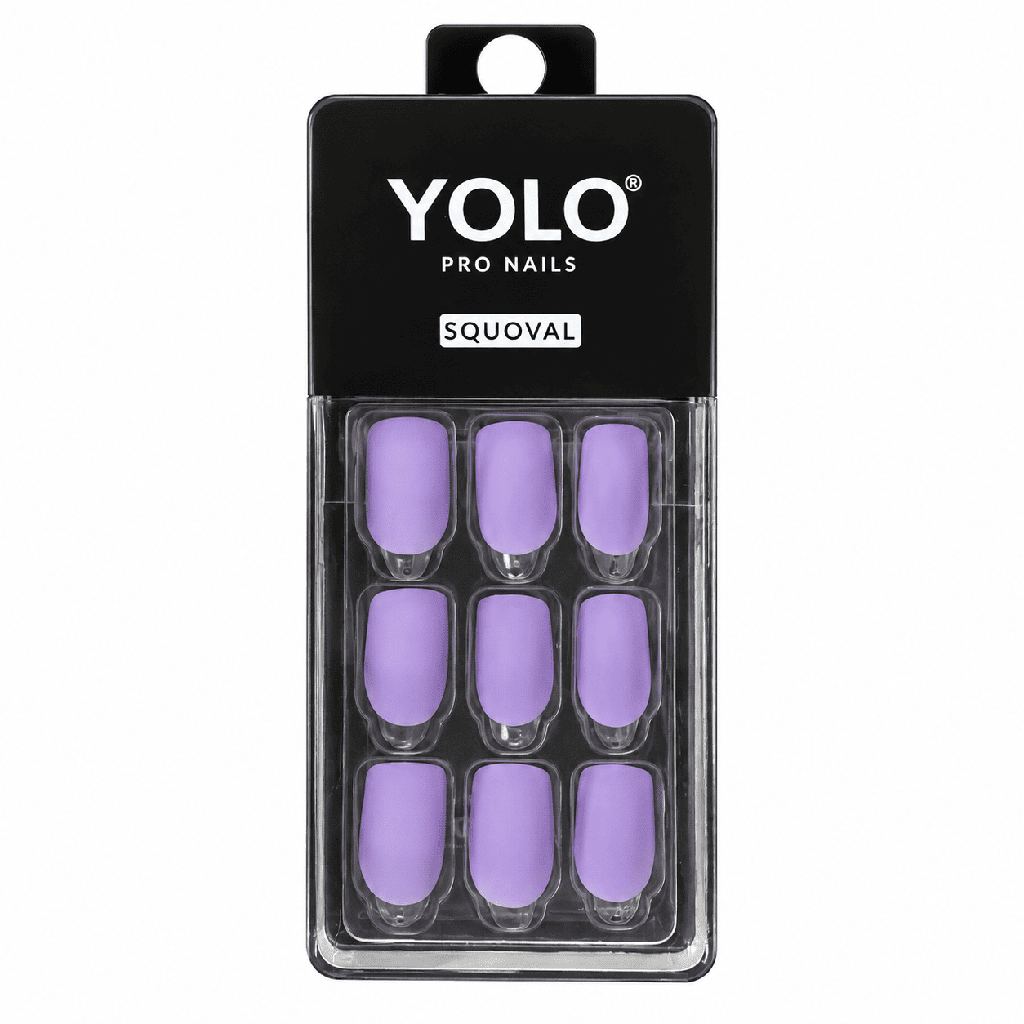 Yolo Squoval Long, Pro Nails SL-104-Lavander